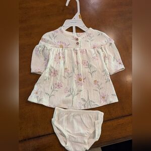 Floral Baby Girl Matching Summer Set